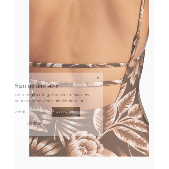 New sea Folly Island in the Sun Square Neck One Piece swimsuit  USA 6 AU 10 - Picture 2 of 6